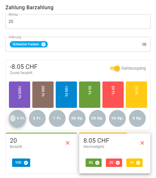 Münzen und Noten alt text