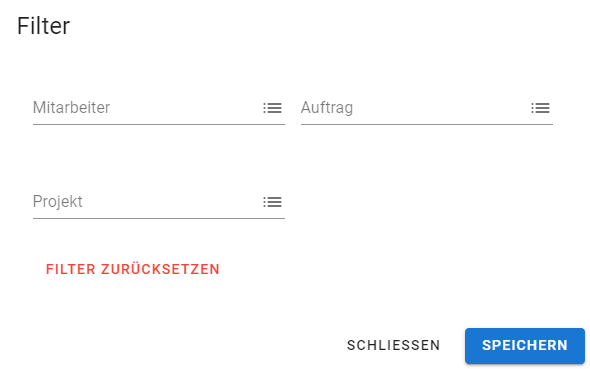 Leistungserfassung Light PROFFIX Filter alt text