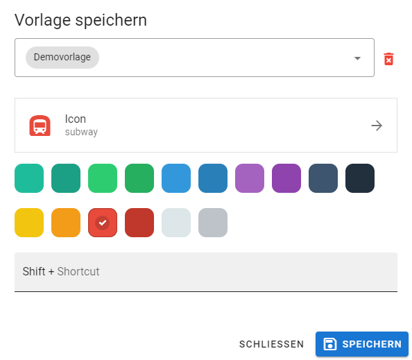 Leistungserfassung Light Vorlage alt text