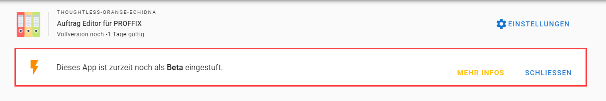 Beta App View alt text