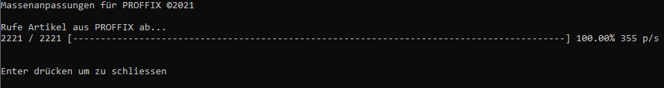 Automatischer Download der Artikel als Excel alt text